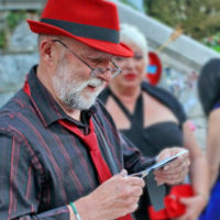 Champol Silhouettiste en action