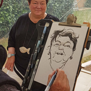 Caricature Femme début