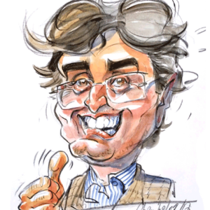 Caricature homme couleurs Champol 3